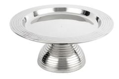 Gümüş Ayaklı Metal Sunumluk 31x14cm