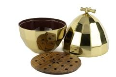 Gold Emery Tatlı Çatal Bıçak Standı 20x30cm
