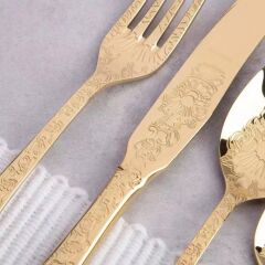 Herdmar Santamarta Tam Gold 87 Prç Çatal Bıçak Takımı