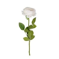 Gerçek Dokulu Gül 55 Cm (Beyaz)