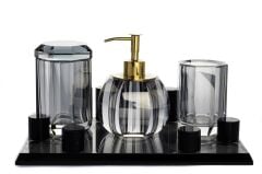 Smoke Cam 4 Prç Banyo Seti 30x21cm