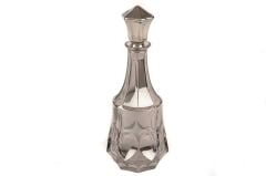 Gri Oval Cam Şişe 22cm 320ml