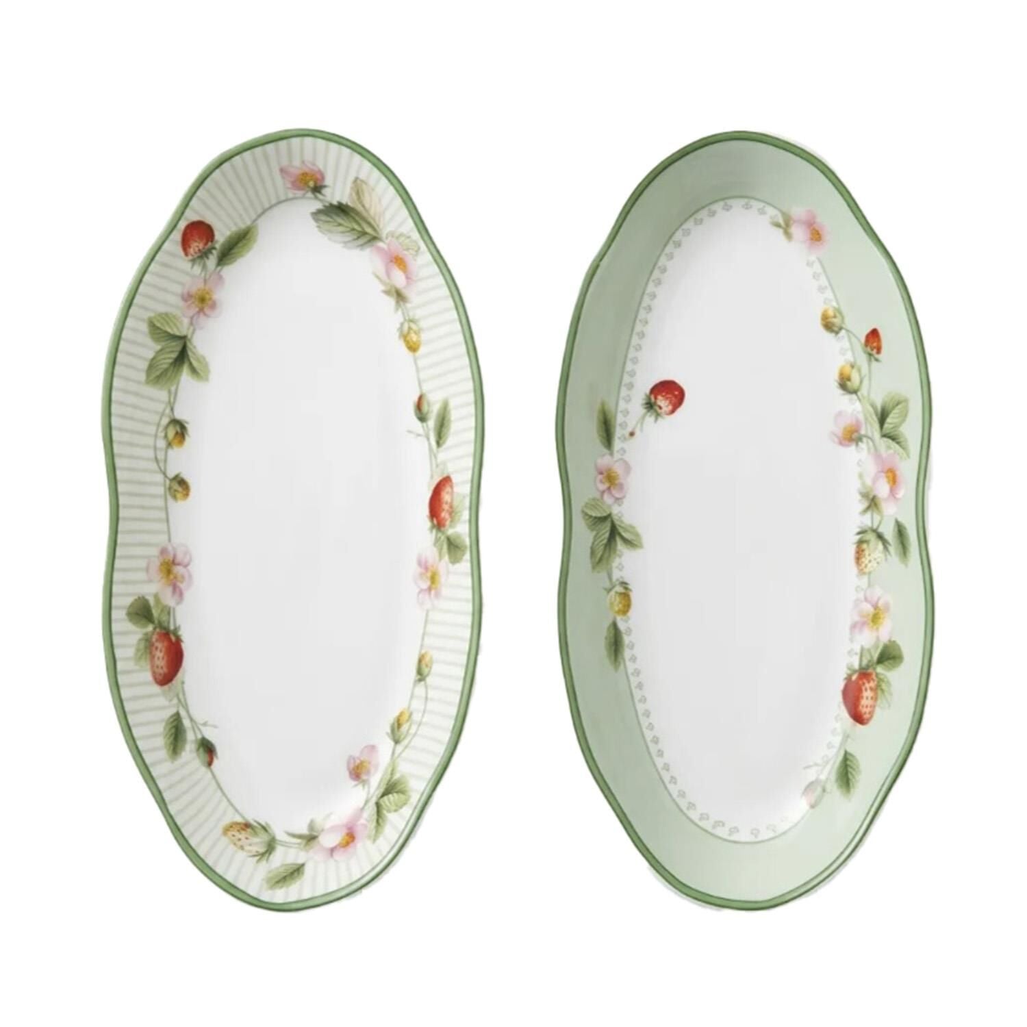 Emberlynn Bone 20cm 2li Oval Tabak Seti