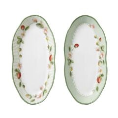 Emberlynn Bone 20cm 2li Oval Tabak Seti
