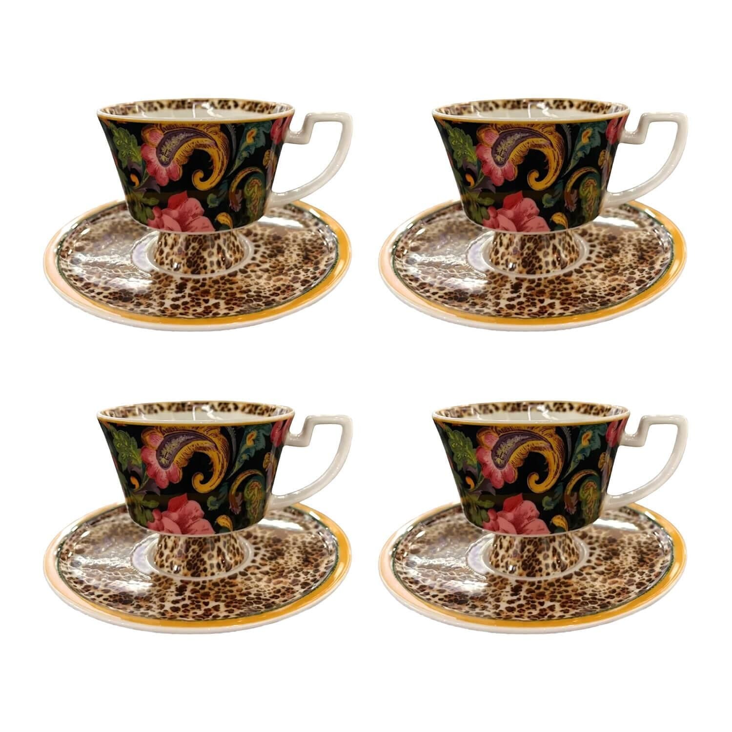 Lioran Bone 4lu Çay Fincanı Seti 200cc