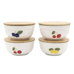 Cerisa Bone 16cm 4lu Kâse Seti