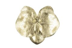 Dekoraif Altın Orkide Duvar Dekor 40x7x37 cm