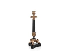 Glint Serisi Altın Renk Küçük Boy Mumluk 13.5x13.5x35.5 Cm