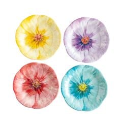 Eloria Melamin 28cm 4lü Tabak Seti