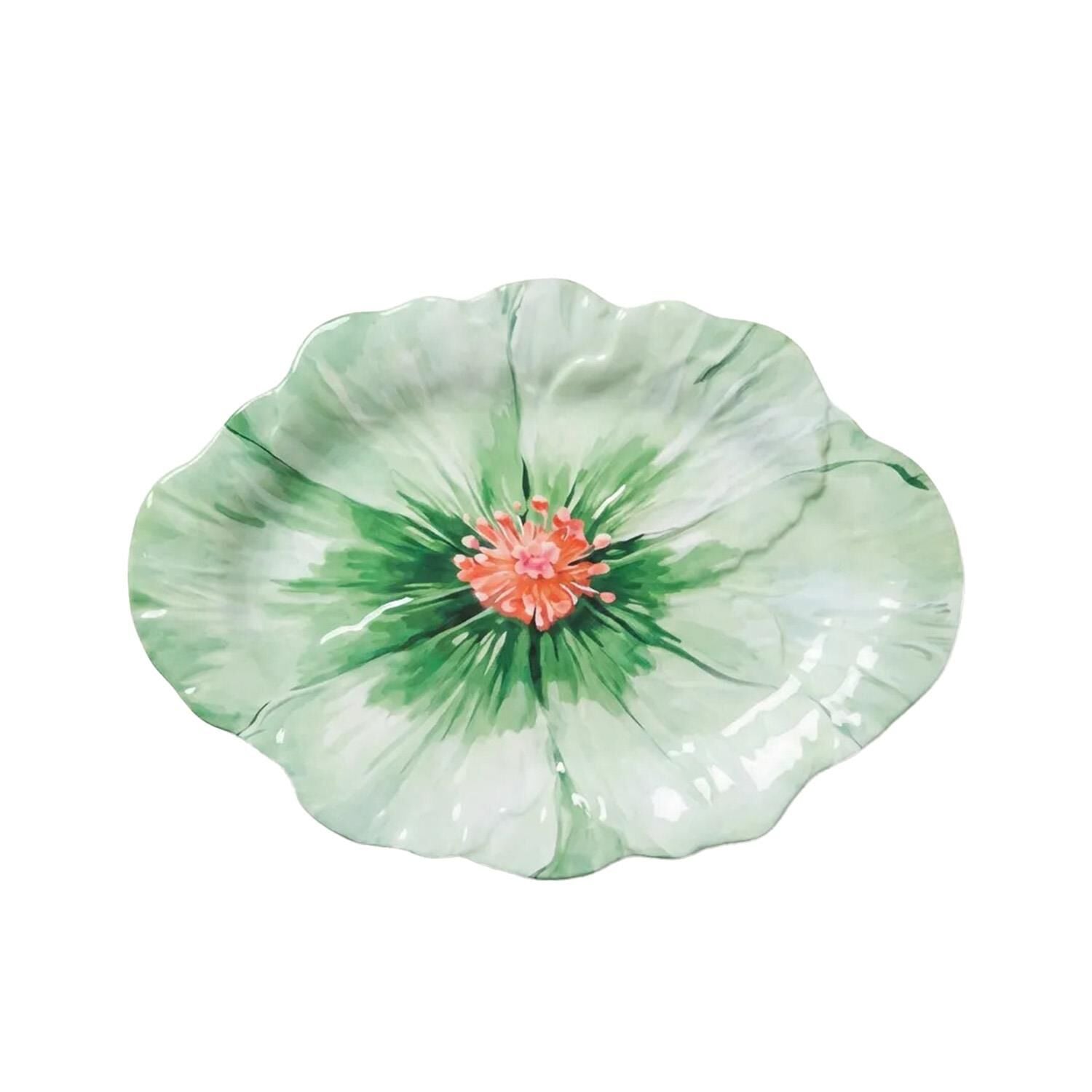 Eloria Melamin 50cm Oval Tabak