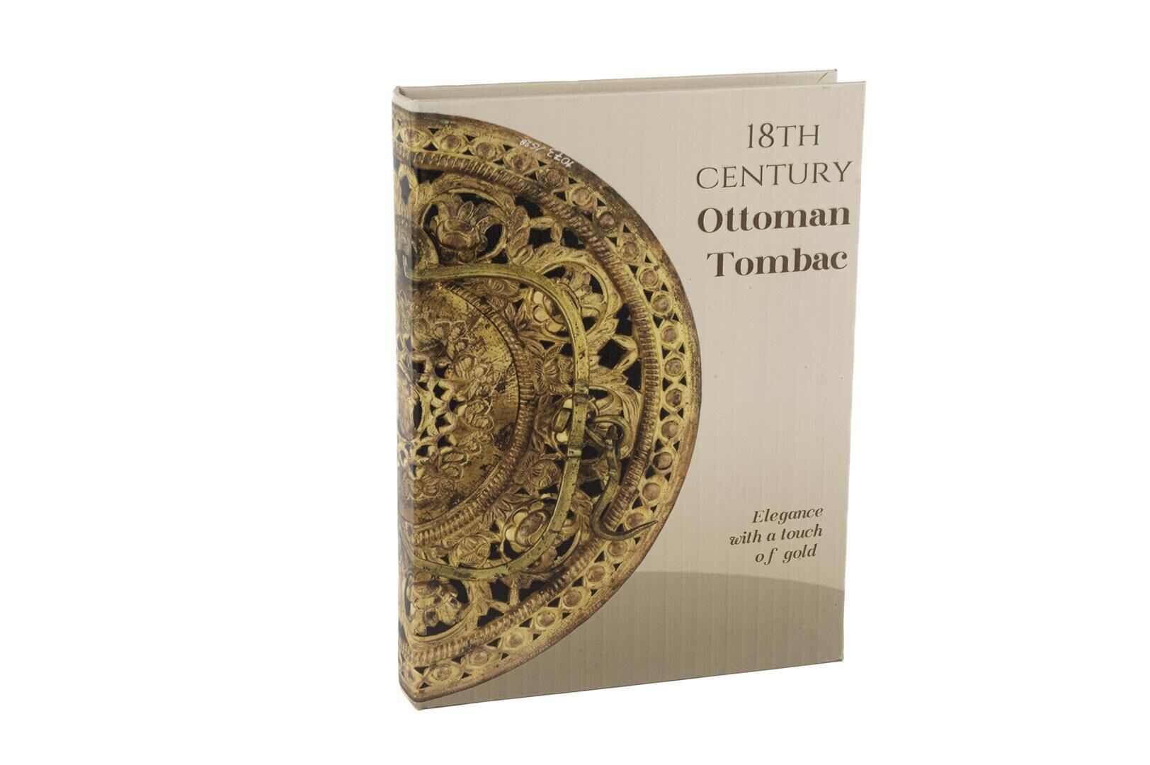 Ottoman Tombac Kitap Kutu 28x22x4cm