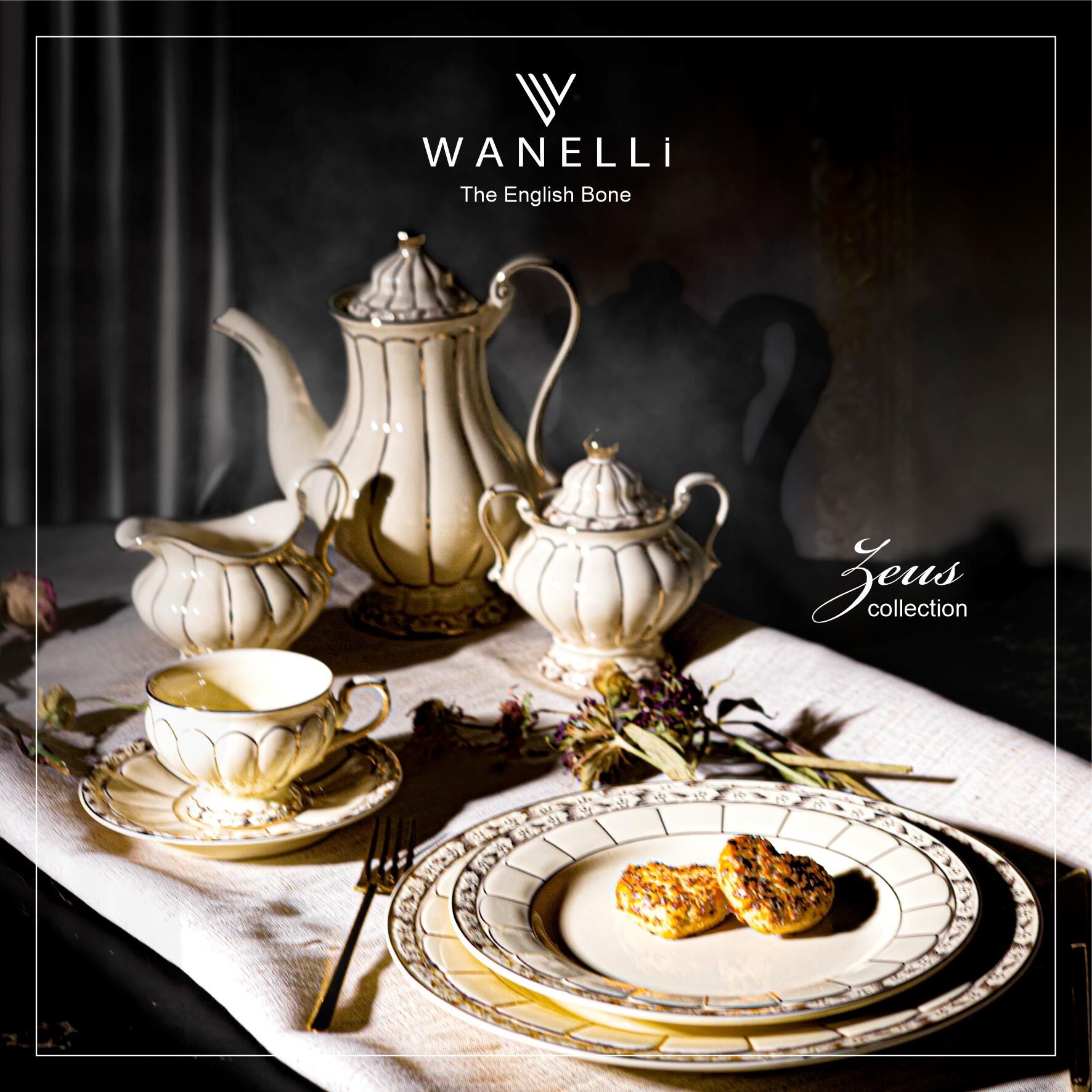 Wanelli Zeus 24 Parça Çay Seti