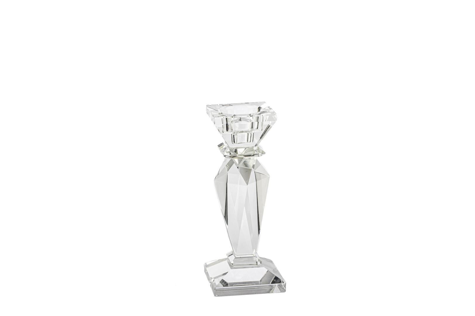 Clear Sütun Mumluk 7x17cm