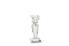 Clear Sütun Mumluk 7x17cm