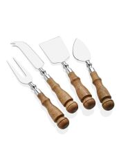 Woody Peynir Servis Takımı 4 Parça