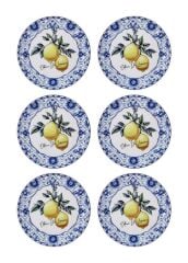Odore Di Limone Pasta Tabağı 6lı Set 19 cm