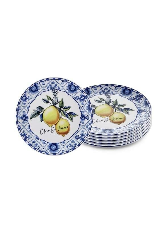 Odore Di Limone Pasta Tabağı 6lı Set 19 cm