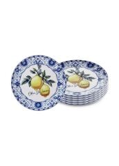 Odore Di Limone Pasta Tabağı 6lı Set 19 cm