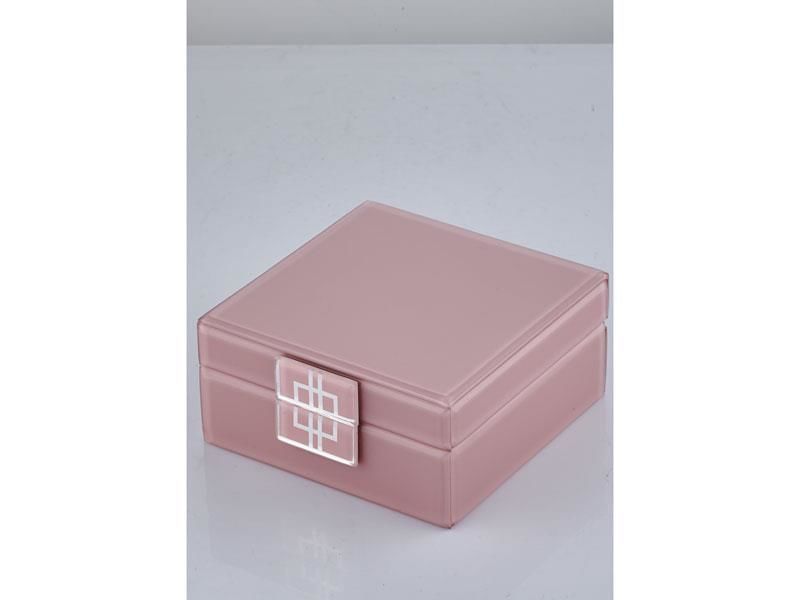 Baby Pink Small Square Box 16x16x8 Cm