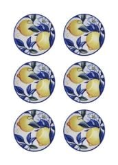 Odore Di Limone Çay Tabağı 6lı Set 13 cm