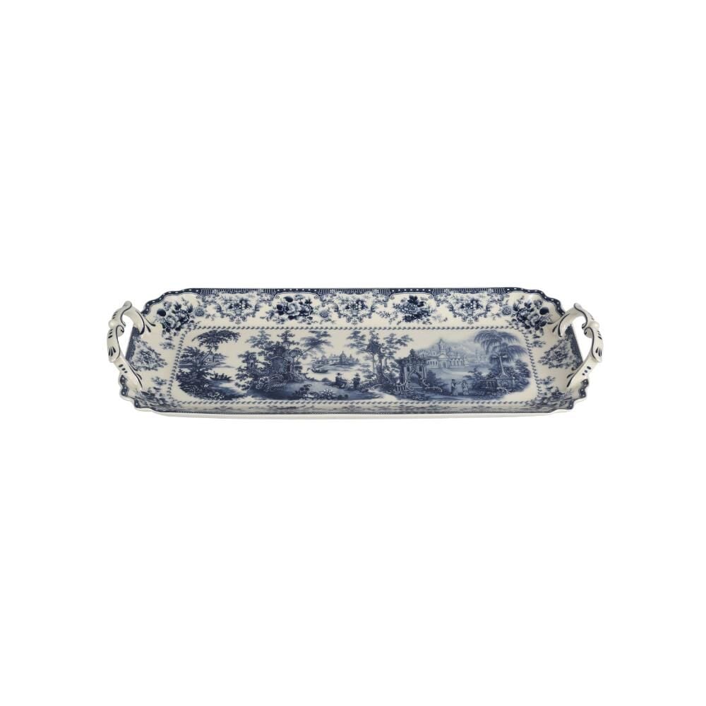 Florantine Kulplu Baton Tabak 42cm Mavi