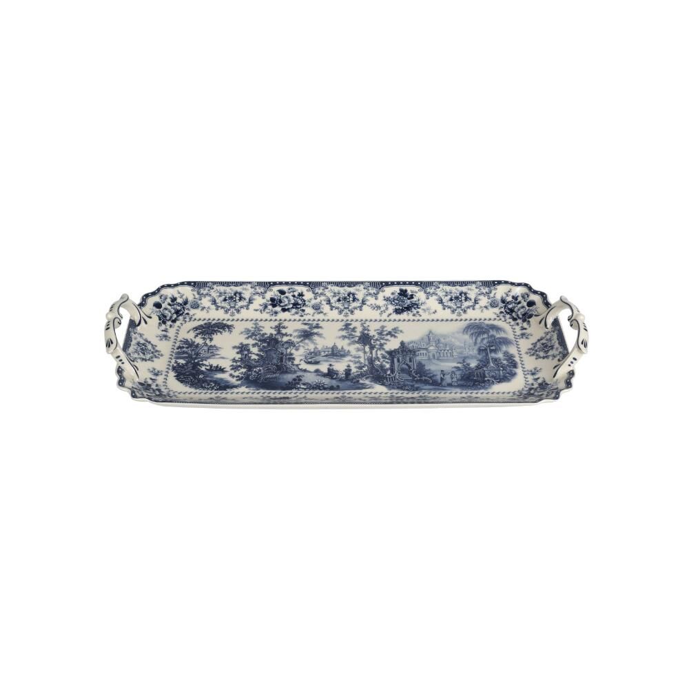 Florantine Kulplu Baton Tabak 42cm Mavi