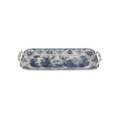 Florantine Kulplu Baton Tabak 42cm Mavi