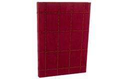 Kırmızı Velvet Kitap Kutu 35x24x3cm
