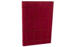 Kırmızı Velvet Kitap Kutu 35x24x3cm