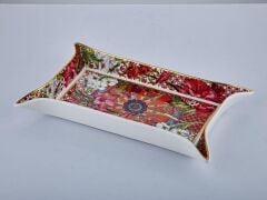 Lilyum Desenli Large Kül tablası 35,5x22x4,5 Cm