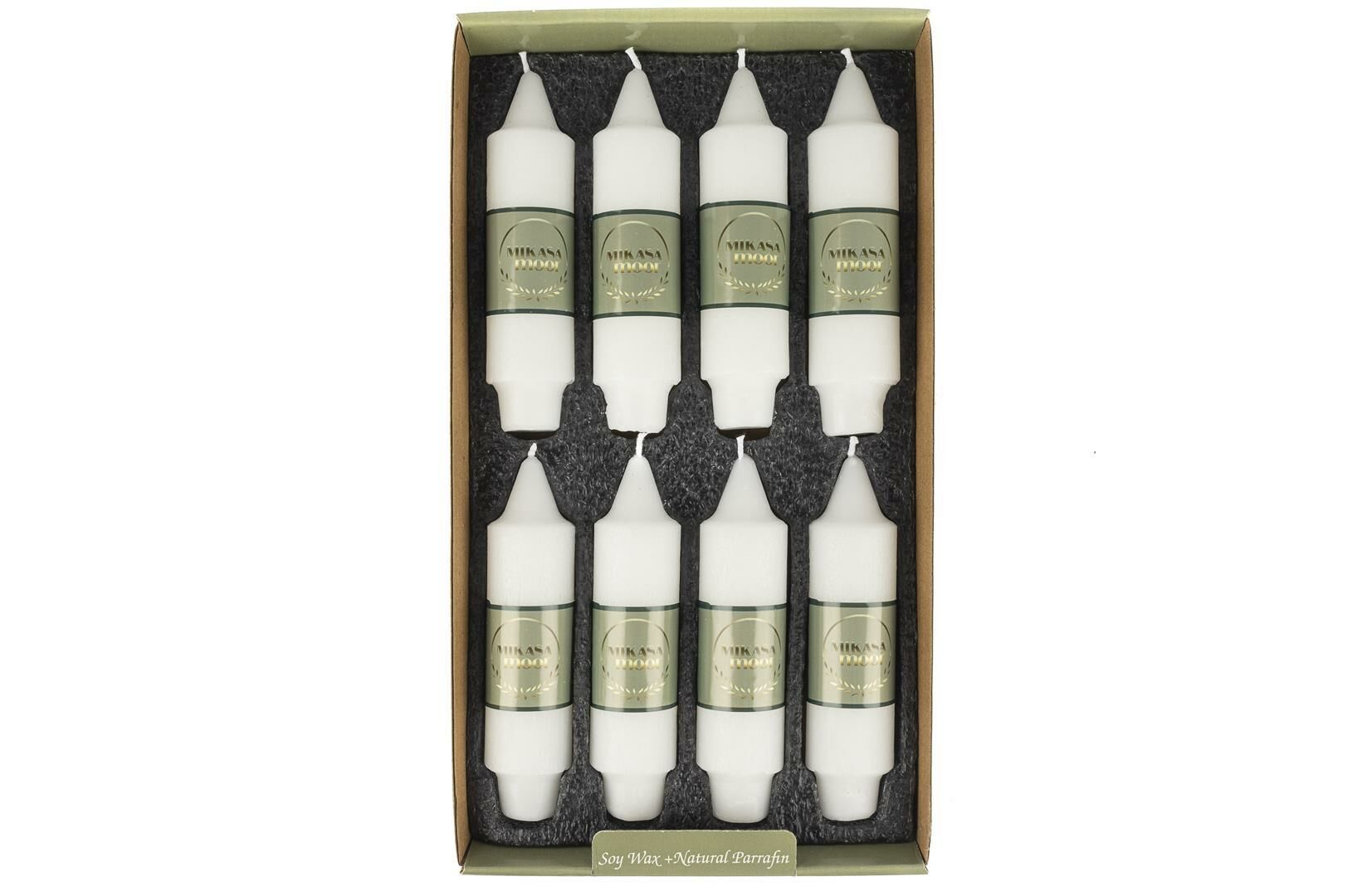 Mini Şamdan Beyaz 8 li Set Mum