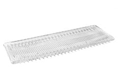 Büyük Dikdörtgen 2li Cam Servis Tabak 42x15x2cm
