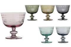 6lı Mix Renkli Çiçekli Dondurmalık