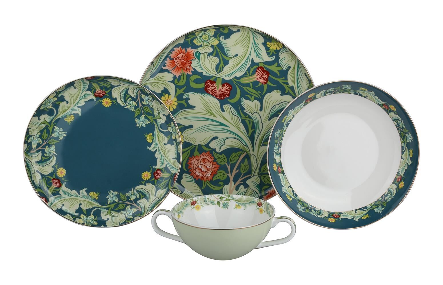 Sylva Bone 24 Parça Yemek Takımı