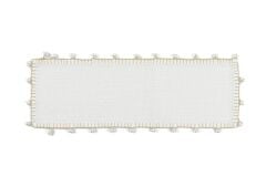 Perla Beyaz Tepsi Örtüsü 33x11