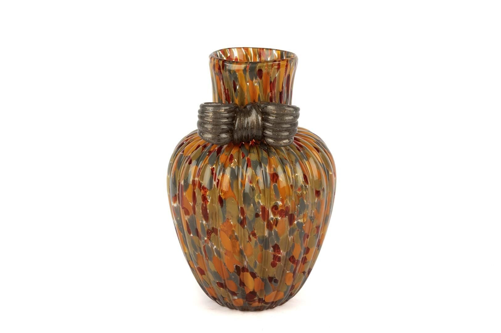 Flame Muse Fiyonklu Cam Vazo 19x29cm