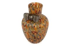 Flame Muse Fiyonklu Cam Vazo 19x29cm