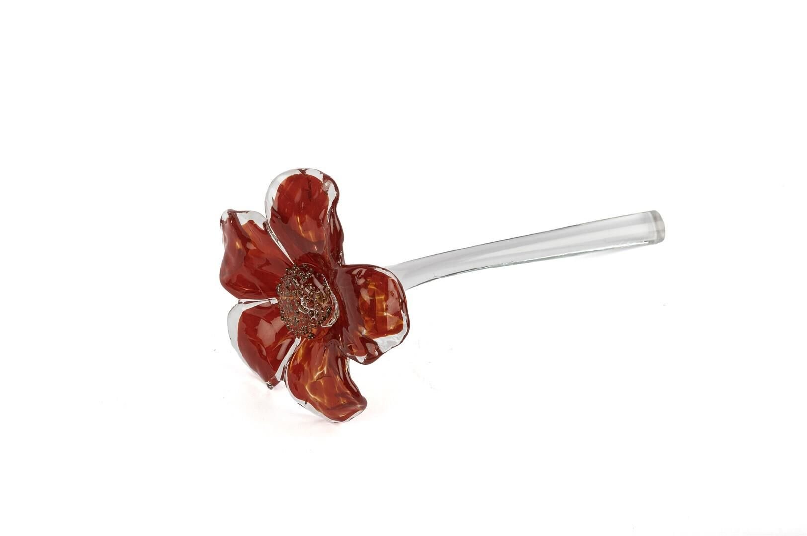 Flame Muse Cam Dekoratif Çiçek 13x23cm