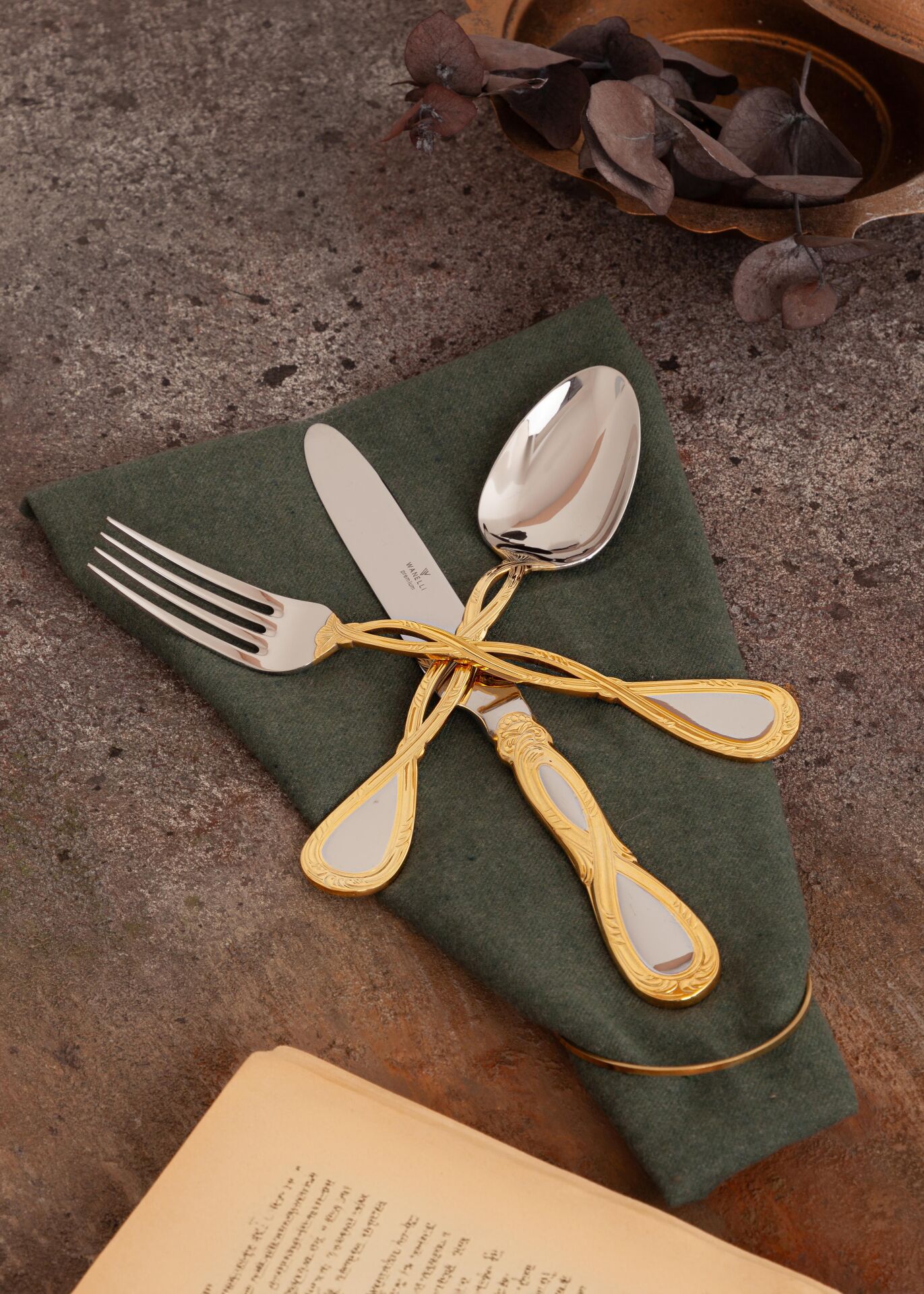 Wanelli Maya Altın Dekorlu 84 Parça Çkb