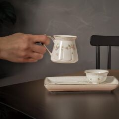 Wanelli Tiffany Flowers Kahve Seti 3 Parça