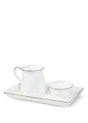 Wanelli Tiffany Platin Kahve Seti 3 Parça