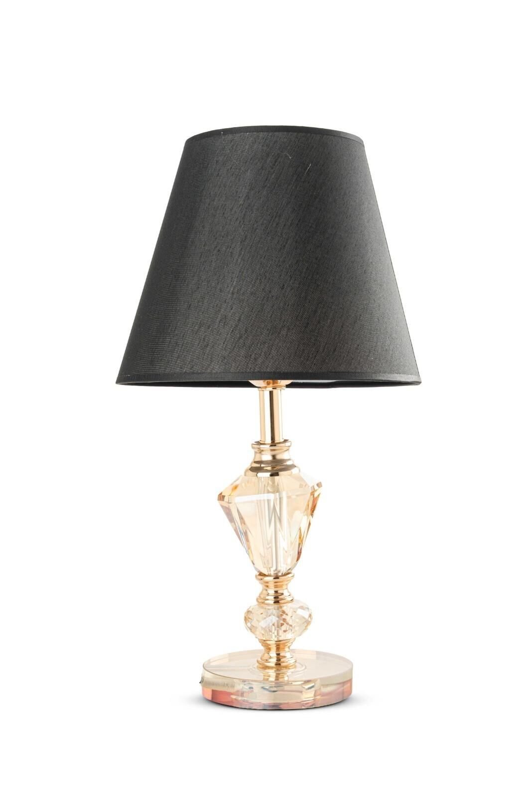 Kristal Abajur Gold 48*15 cm