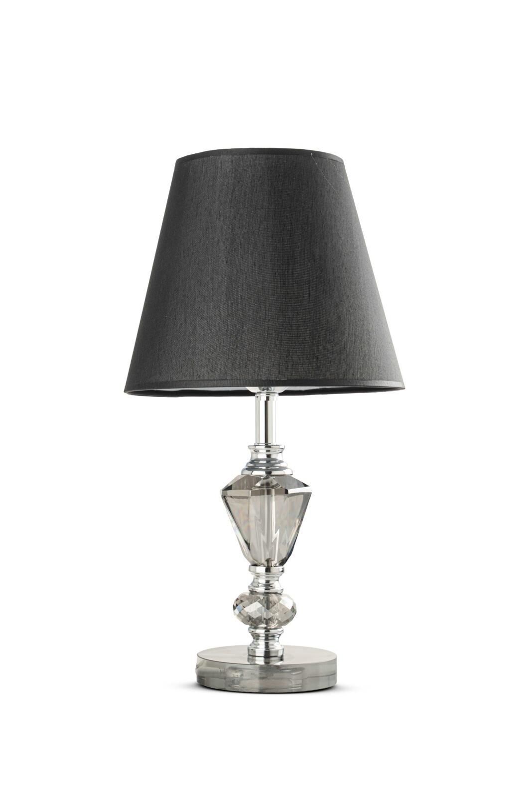 Kristal Abajur Krom 48*15 cm