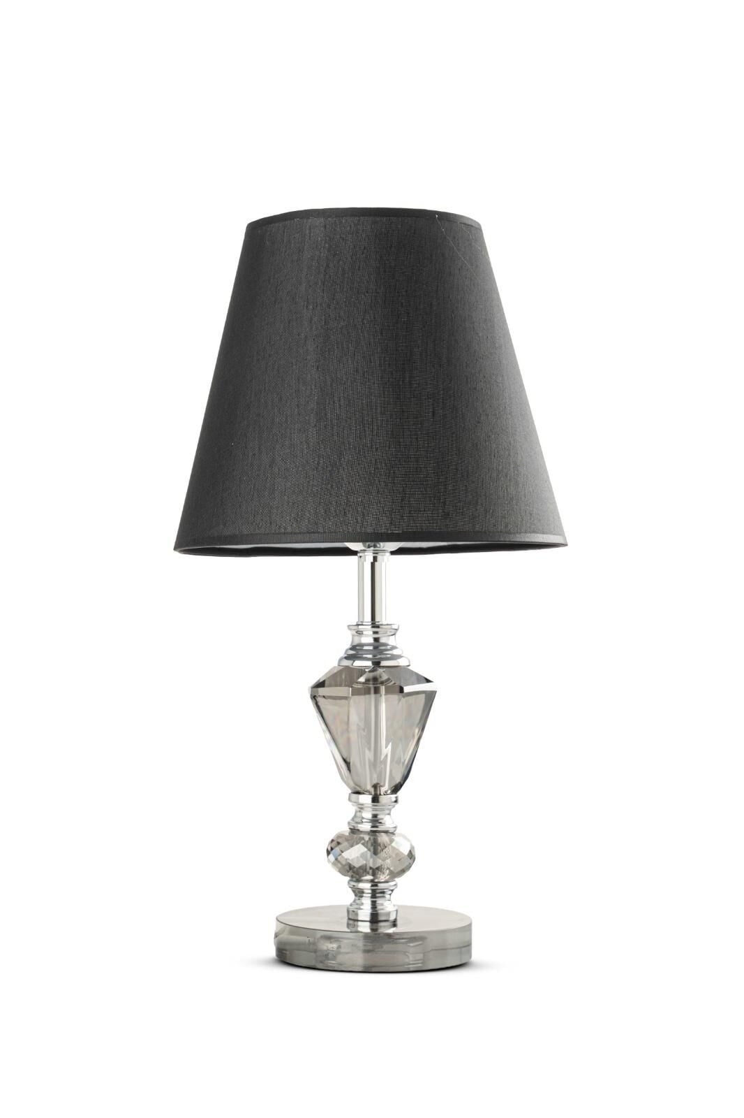 Kristal Abajur Krom 48*15 cm