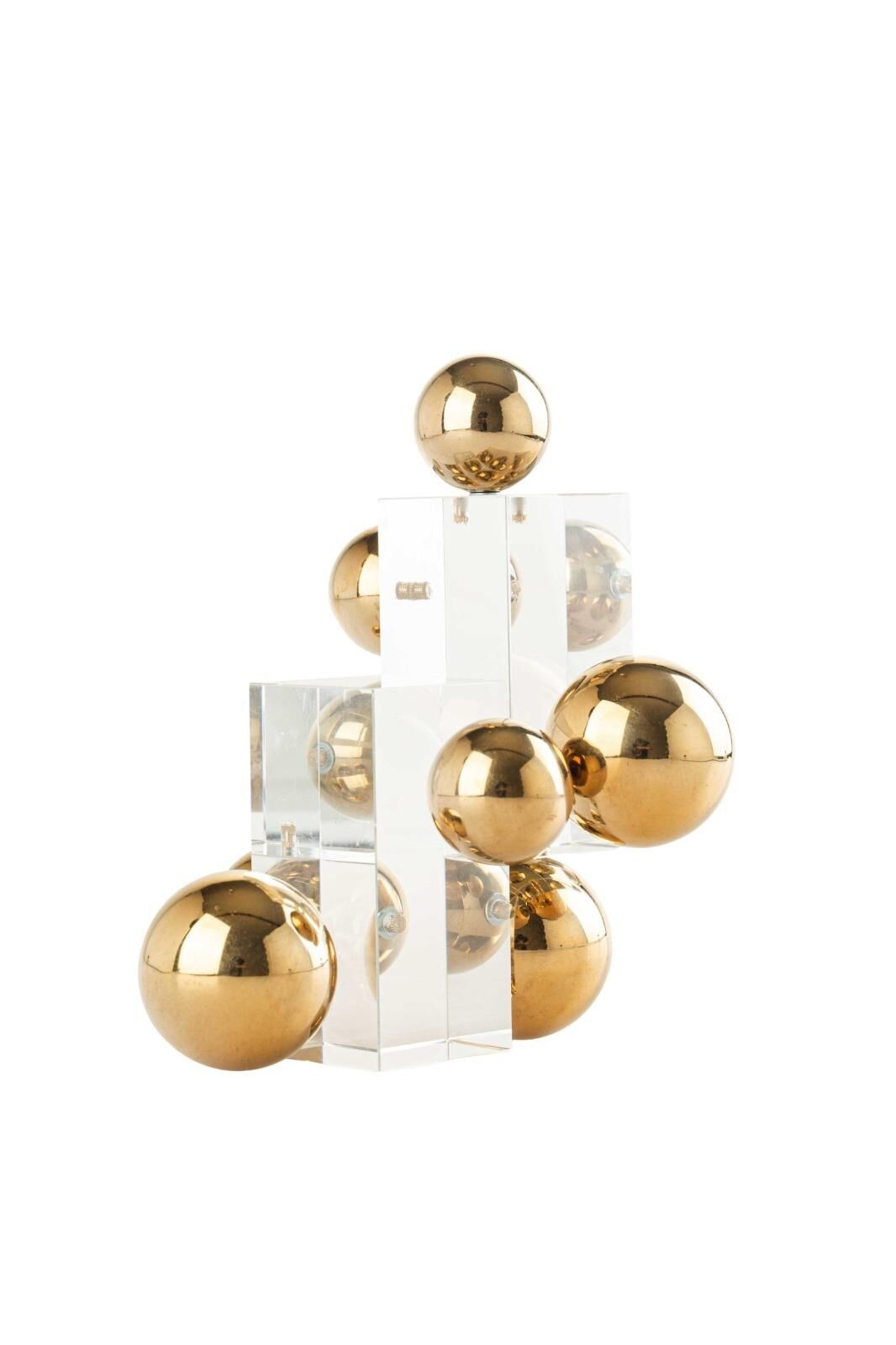 Dekoratif Kristal Obje 18*19 cm Gold