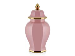 Hexagon Pembe Büyük Küp 25x25x48 Cm