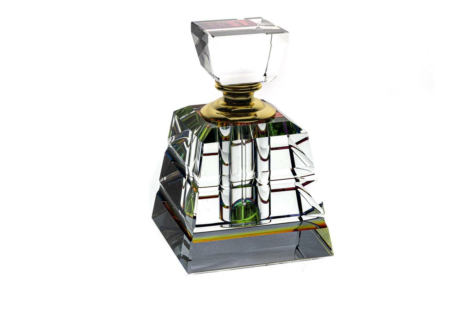 Gökkuşağı Cam Dekor Şişe 8x8x12cm