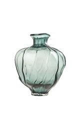 Yeşil Cam Vazo 25x21 cm