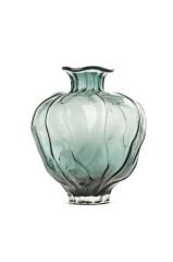 Yeşil Cam Vazo 30x26 cm