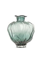 Yeşil Cam Vazo 30x26 cm